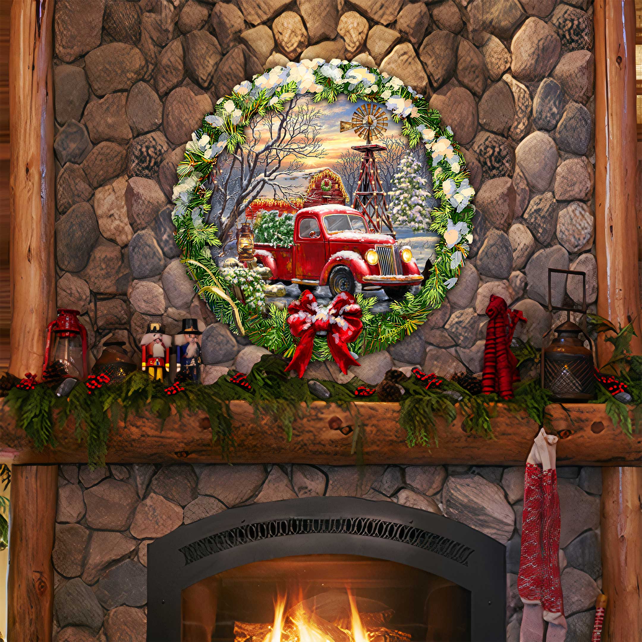 Christmas Wonderland Holiday Door Decor by D. Gelsinger - Christmas Decor-4