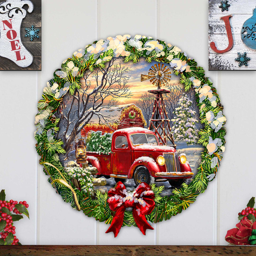 Christmas Wonderland Holiday Door Decor by D. Gelsinger - Christmas Decor-2