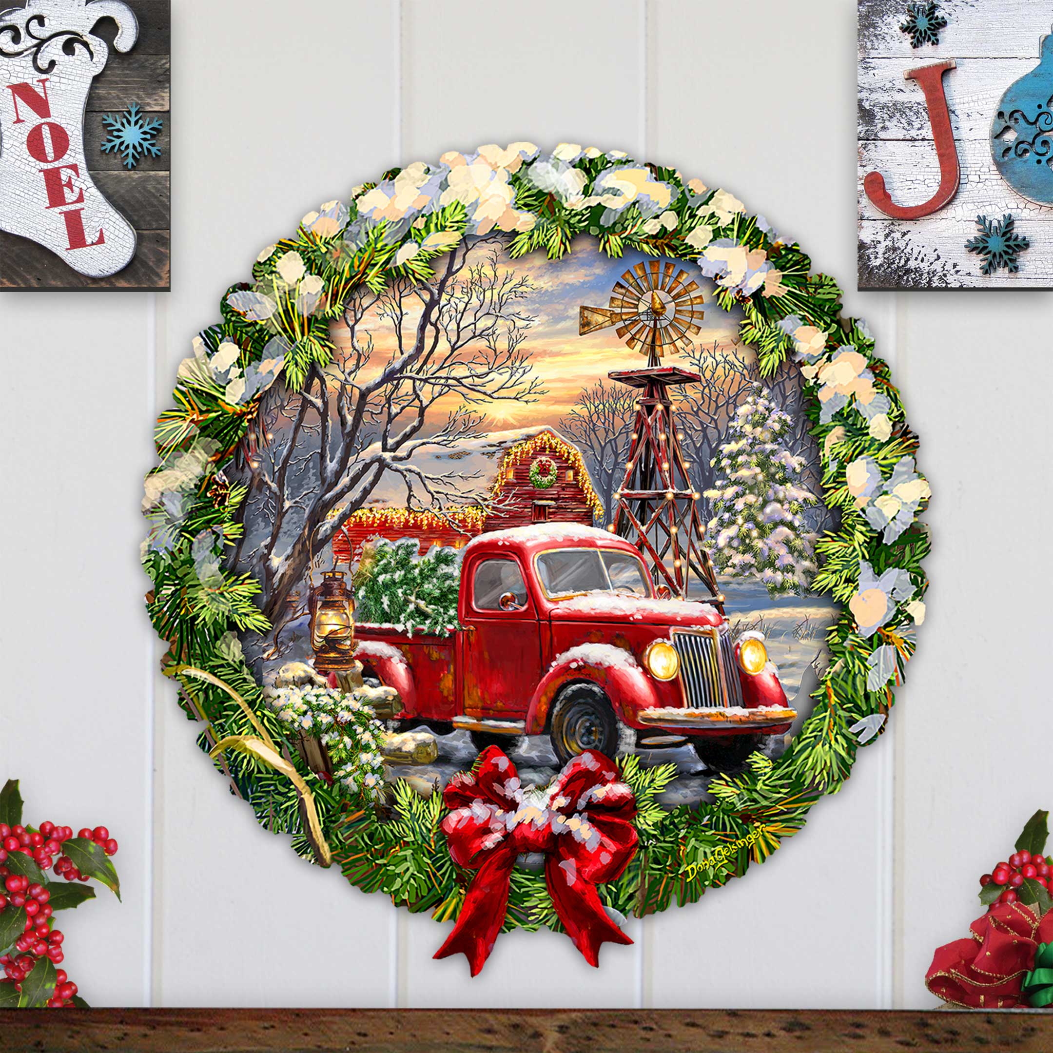 Christmas Wonderland Holiday Door Decor by D. Gelsinger - Christmas Decor-2