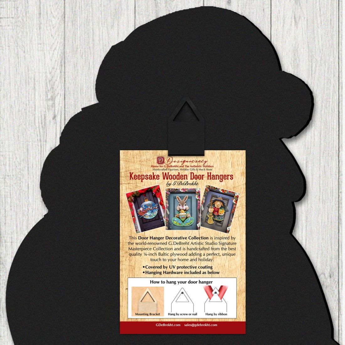 Merry Christmas Tree Holiday Door Decor - Christmas Decor -3