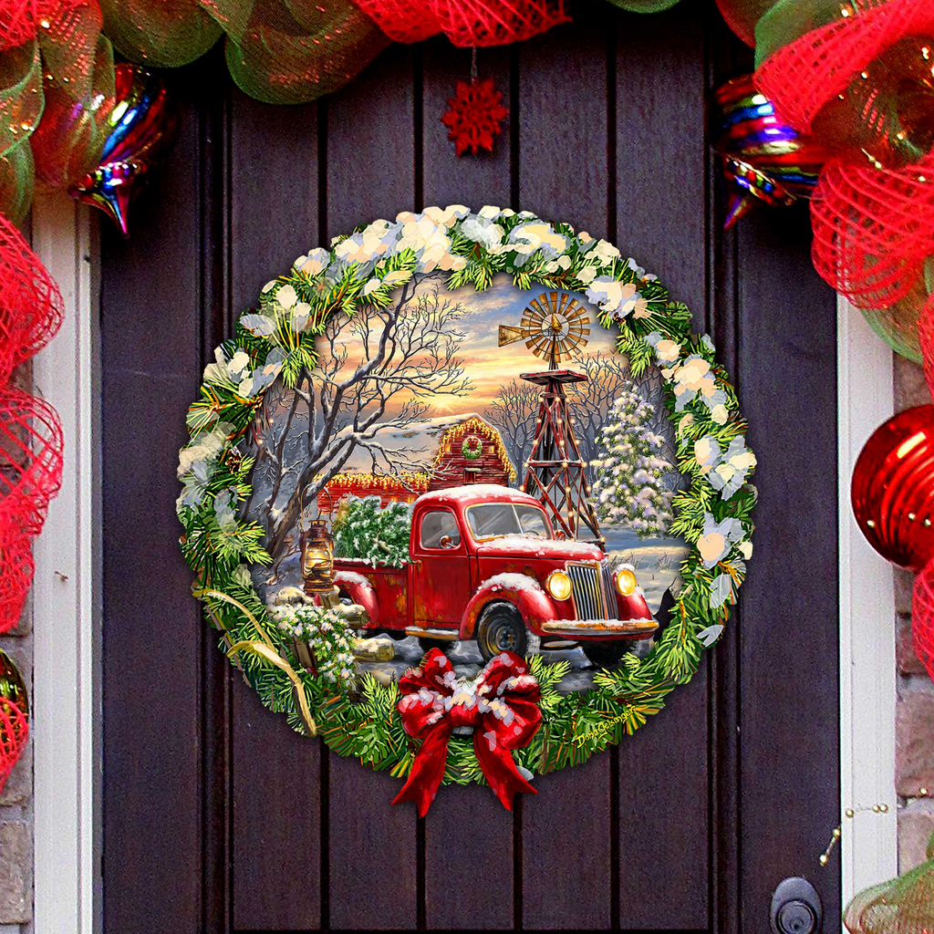 Christmas Wonderland Holiday Door Decor by D. Gelsinger - Christmas Decor-0