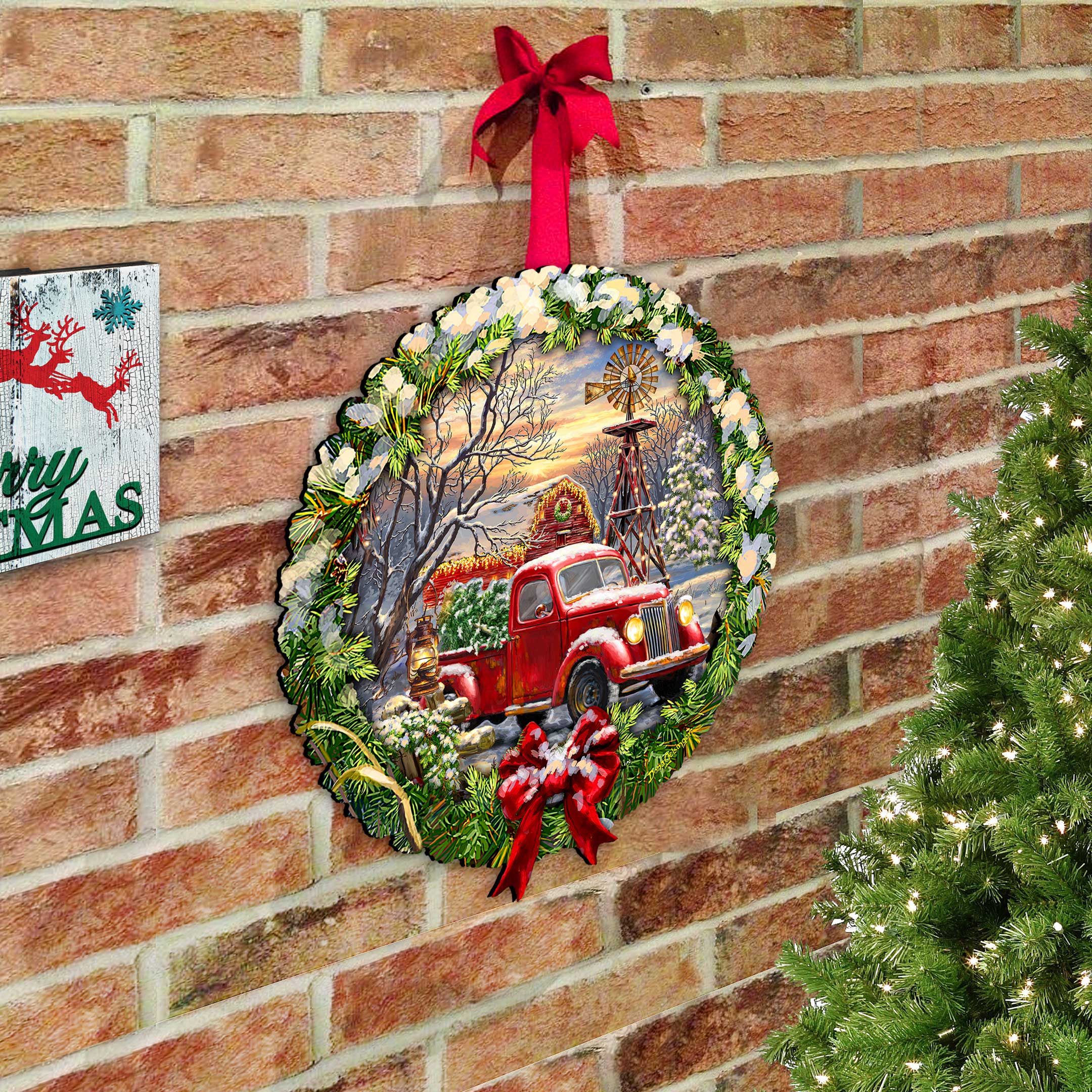 Christmas Wonderland Holiday Door Decor by D. Gelsinger - Christmas Decor-3